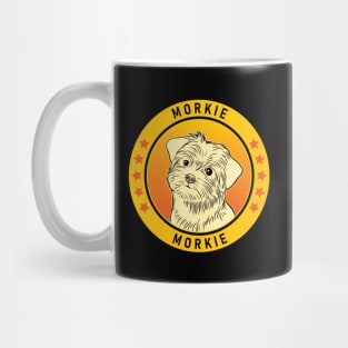 Morkie Dog Portrait Mug